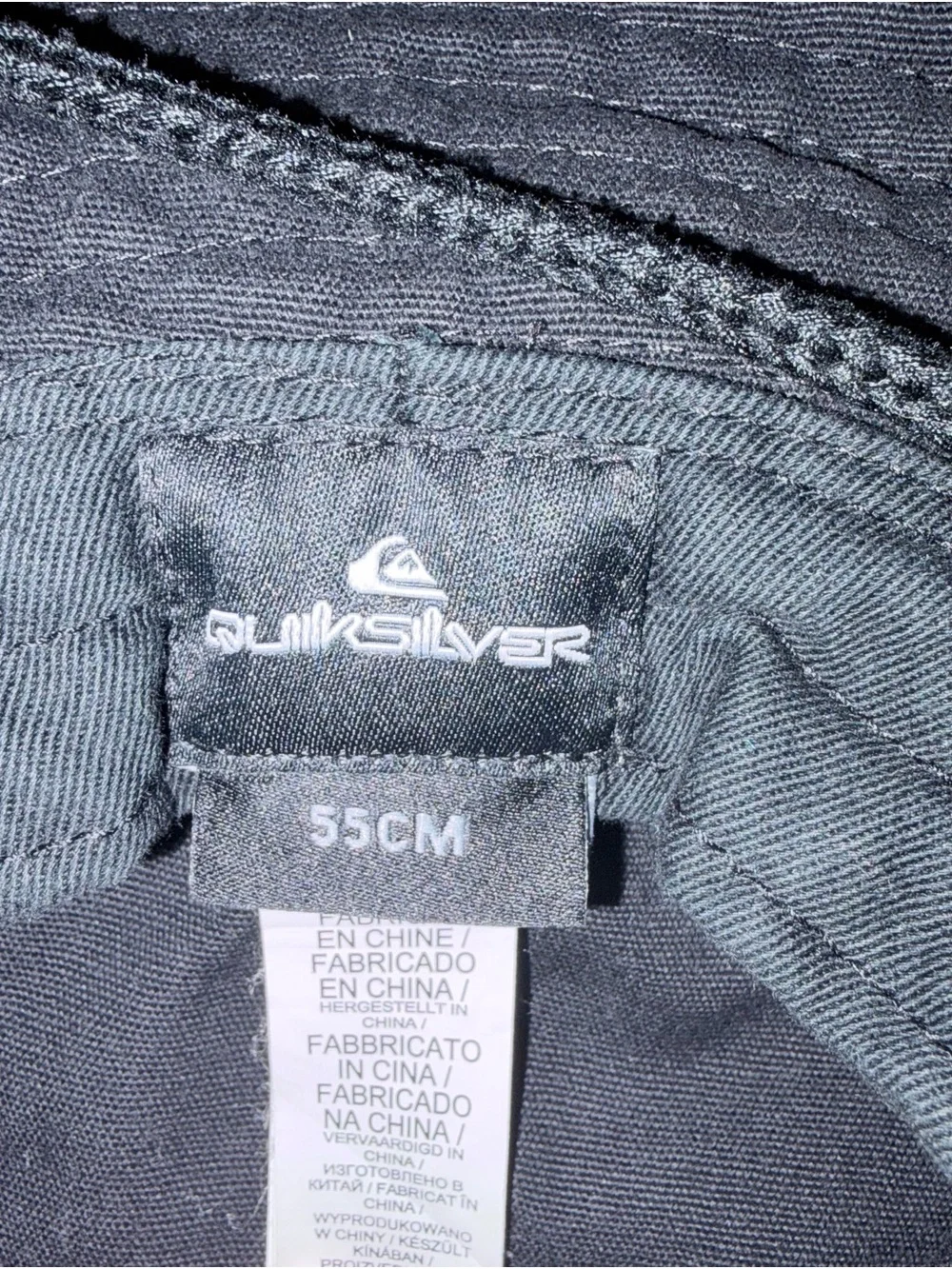Quiksilver Youth Black Bucket Hat